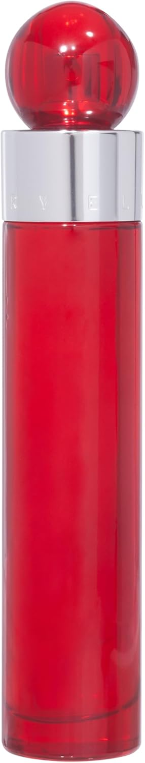 Perry Ellis 360 Red 3.4oz EDT Spray, 6 oz Body Spray, 3 oz Shower Gel, 7.5ml EDT Spray para hombre