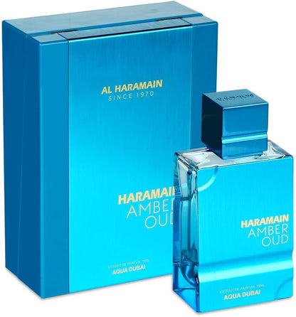 Amber Oud Aqua Dubai de Al Haramain — Decant original