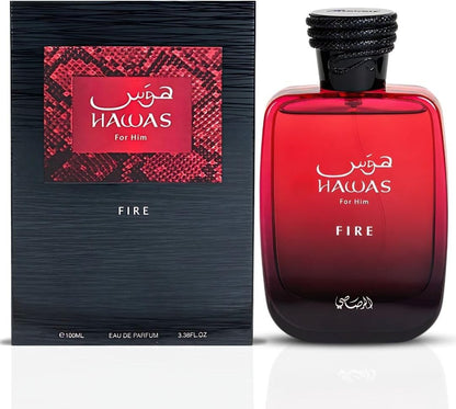 Hawas Fire de Rasasi — Decant original