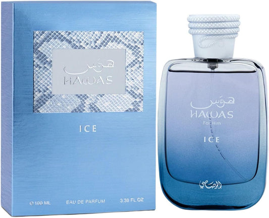Hawas Ice by Rasasi para hombre, 100 ml