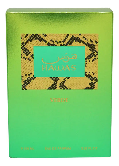 Hawas Verde de Rasasi — Decant original